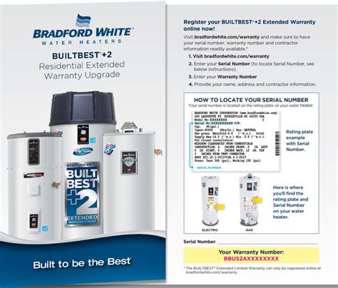 bradford white warranty registration.